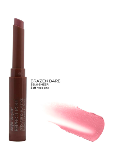 Styli Style Perfect Pout Long Lasting Balm Stick - Brazen Bare (LPP001) - ADDROS.COM